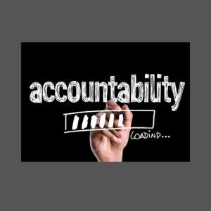 The word accountability 