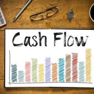 Chart that reads "Cash Flow"