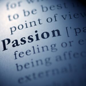 The word "passion" 