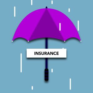 Umbrella over the word insurnace