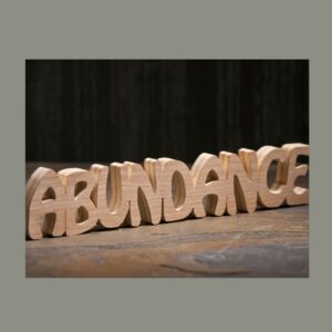 The word abundance 