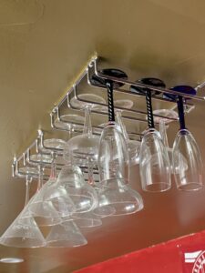 Hanging glassware